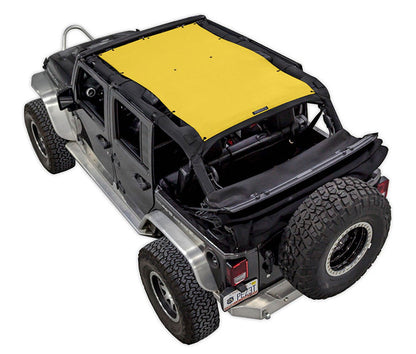 Jeep Wrangler JKU 4-Door Sun Shade Solid Color Shade Top (2007–2017)