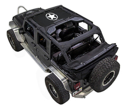 Jeep Wrangler JKU 4-Door Sun Shade Stock Printed Shade Top (2007–2017)