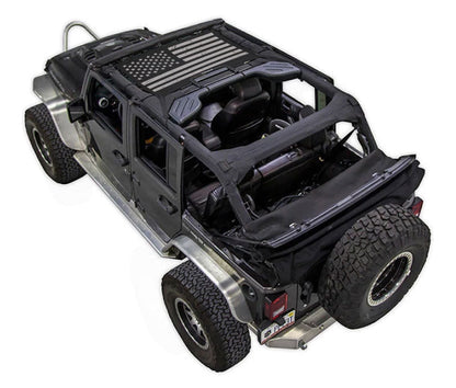Jeep Wrangler JKU 4-Door Sun Shade Stock Printed Shade Top (2007–2017)