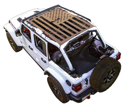 Jeep Wrangler JLU 4-Door Sun Shade Stock Printed Shade Top (2018–2026)