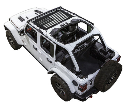 Jeep Wrangler JLU 4-Door Sun Shade Stock Printed Shade Top (2018–2026)
