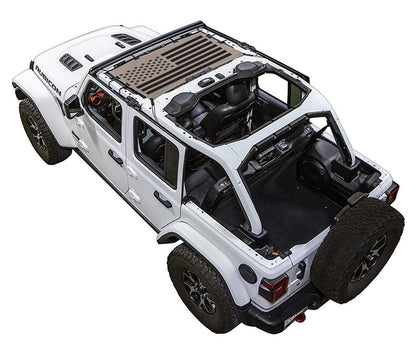 Jeep Wrangler JLU 4-Door Sun Shade Stock Printed Shade Top (2018–2026)