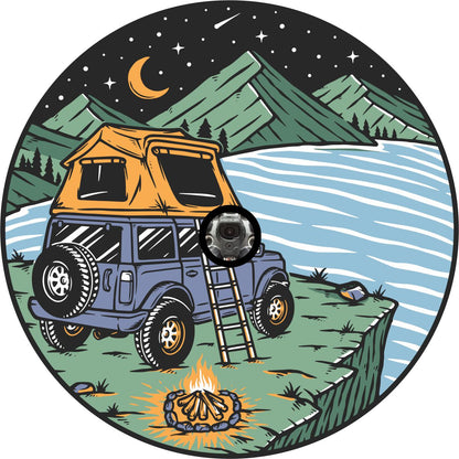 SUV Roof Top Camping Bronco Spare Tire Cover