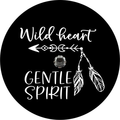 Wild Heart Gentle Spirit Arrow Bronco Spare Tire Cover