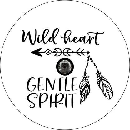 Wild Heart Gentle Spirit Arrow Bronco Spare Tire Cover