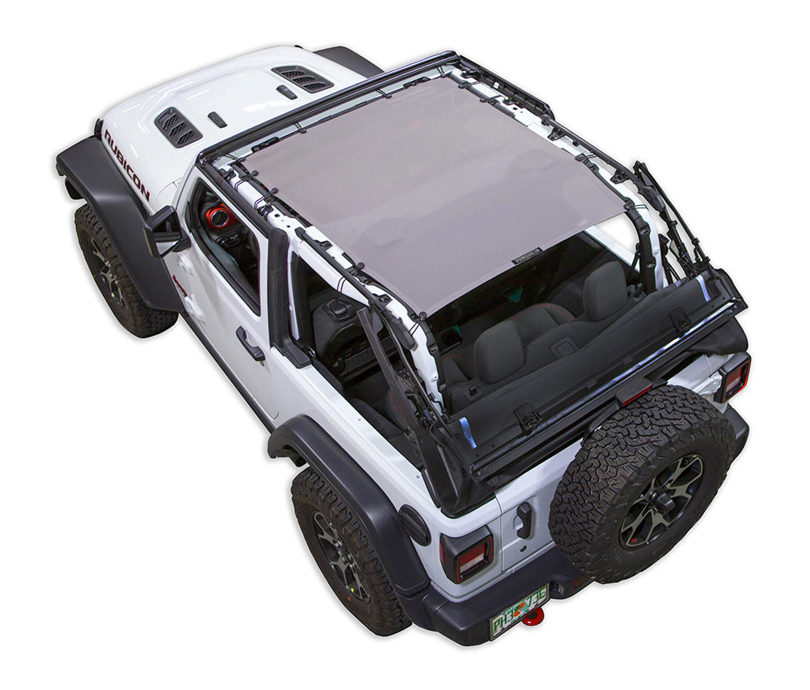 Jeep Wrangler JL 2-Door Sun Shade Solid Color Shade Top (2018–2026)