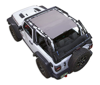 Jeep Wrangler JL 2-Door Sun Shade Solid Color Shade Top (2018–2026)