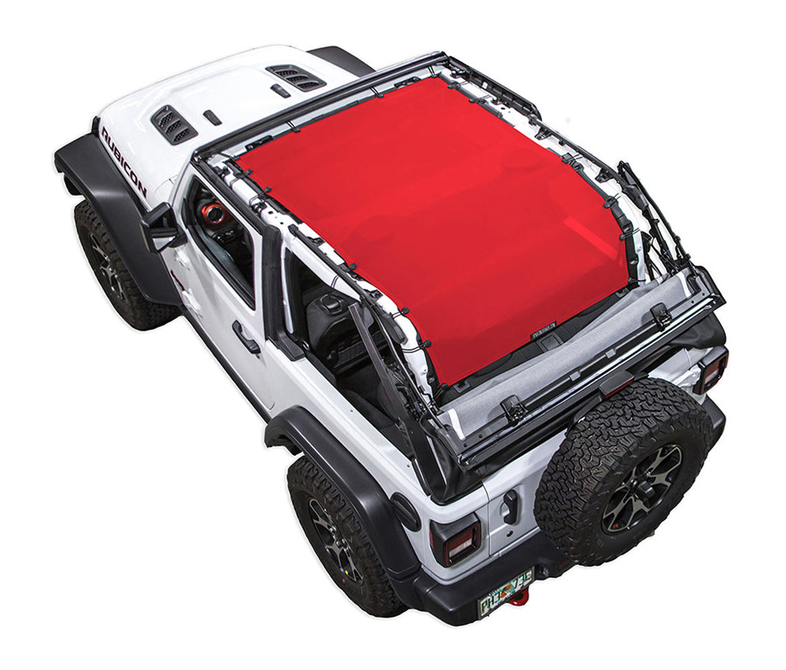 Jeep Wrangler JL 2-Door Sun Shade Solid Color Shade Top (2018–2026)