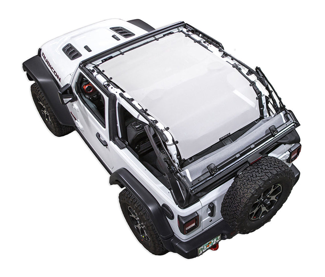 Jeep Wrangler JL 2-Door Sun Shade Solid Color Shade Top (2018–2026)