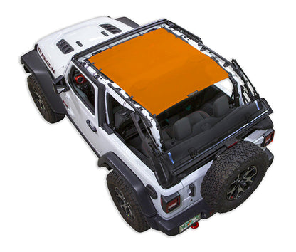 Jeep Wrangler JL 2-Door Sun Shade Solid Color Shade Top (2018–2026)