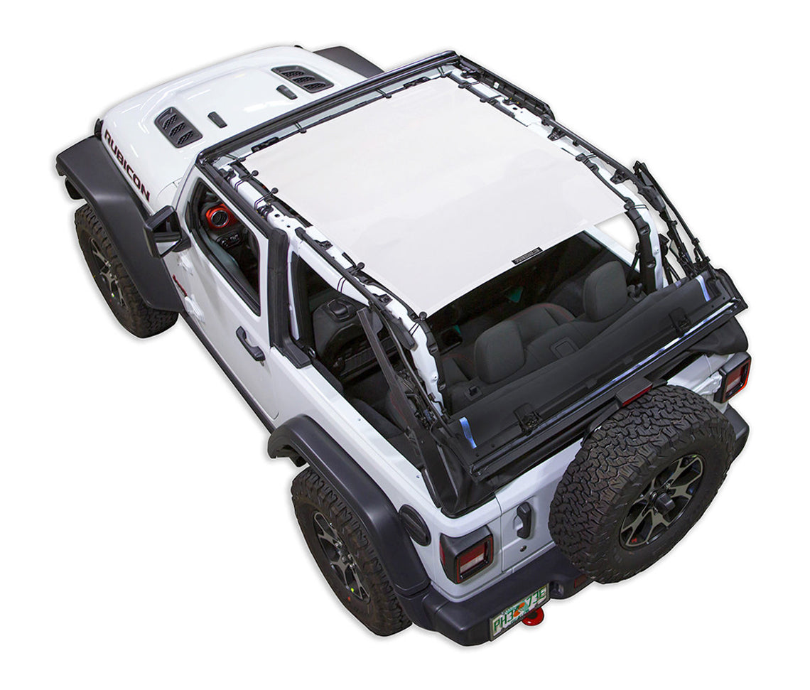 Jeep Wrangler JL 2-Door Sun Shade Solid Color Shade Top (2018–2026)