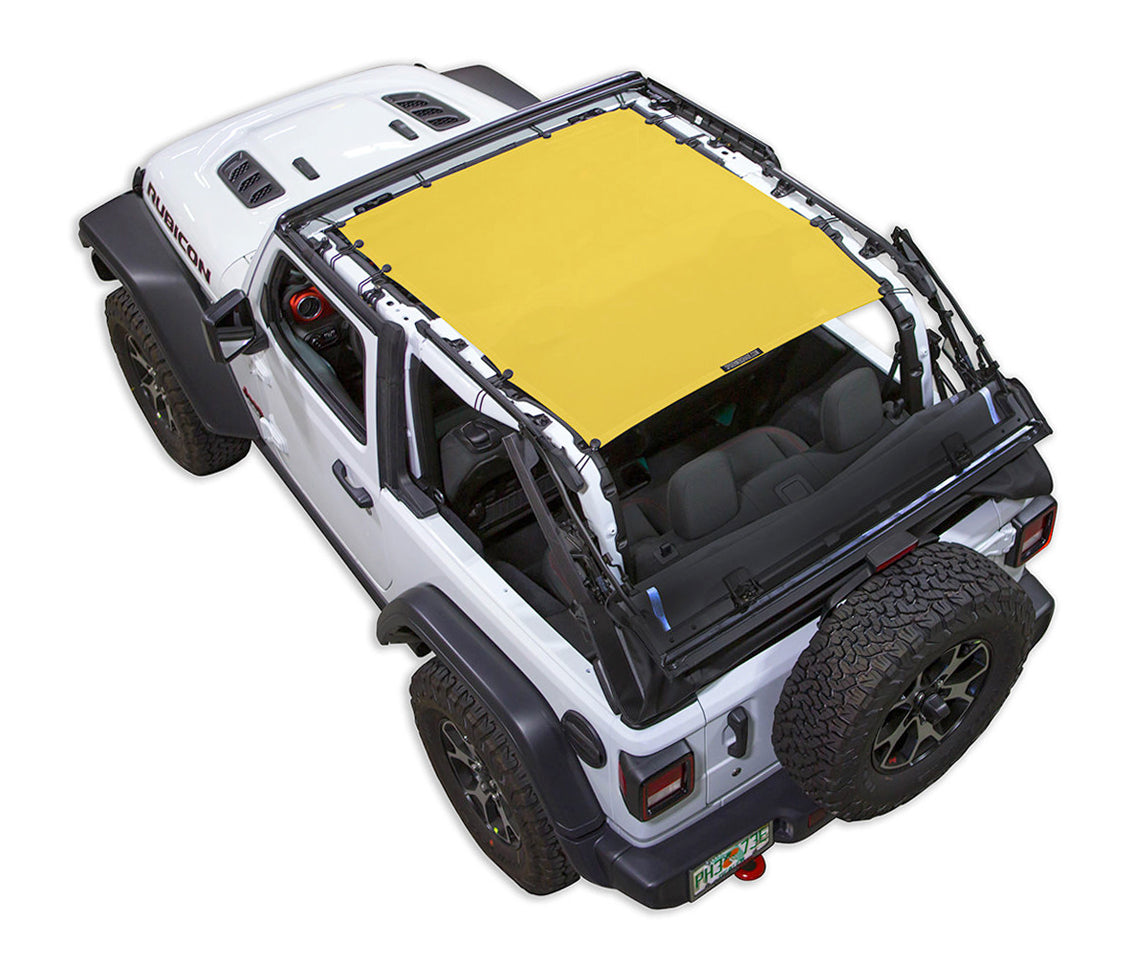 Jeep Wrangler JL 2-Door Sun Shade Solid Color Shade Top (2018–2026)