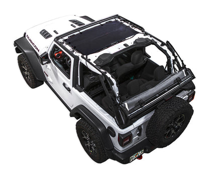 Jeep Wrangler JL 2-Door Sun Shade Solid Color Shade Top (2018–2026)
