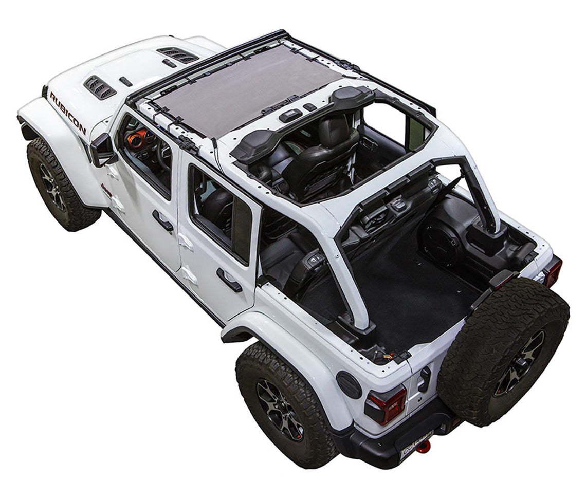 Jeep Wrangler JLU 4-Door Sun Shade Solid Color Shade Top (2018–2026)