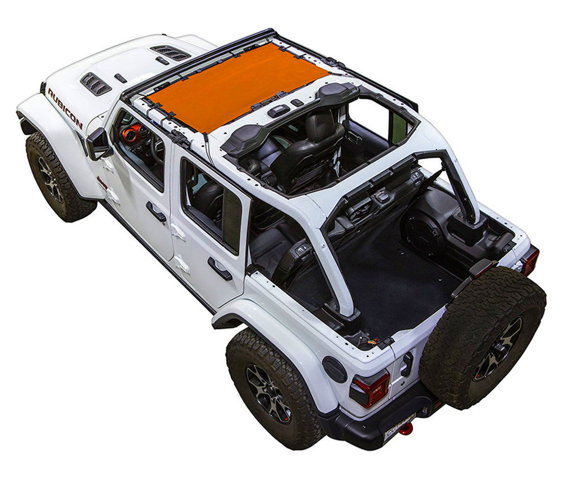 Jeep Wrangler JLU 4-Door Sun Shade Solid Color Shade Top (2018–2026)