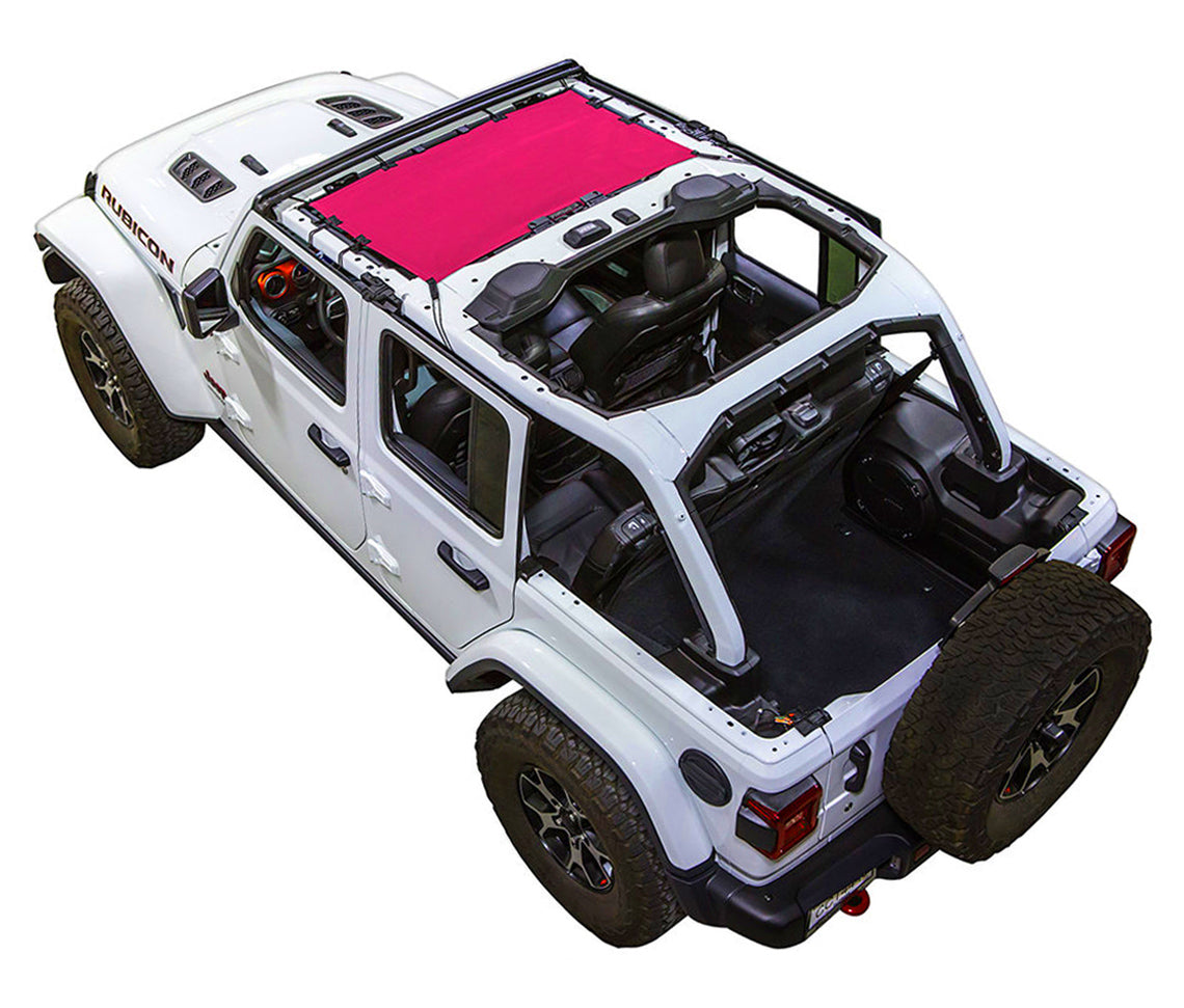 Jeep Wrangler JLU 4-Door Sun Shade Solid Color Shade Top (2018–2026)