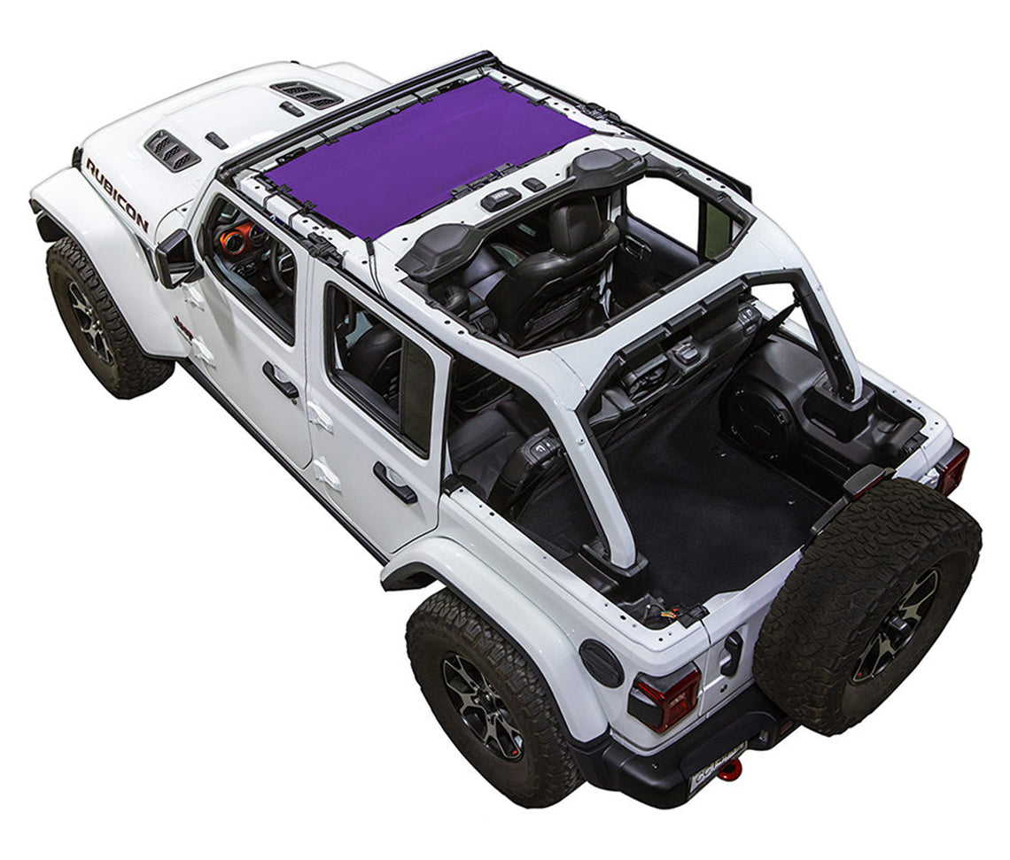 Jeep Wrangler JLU 4-Door Sun Shade Solid Color Shade Top (2018–2026)