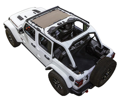 Jeep Wrangler JLU 4-Door Sun Shade Solid Color Shade Top (2018–2026)