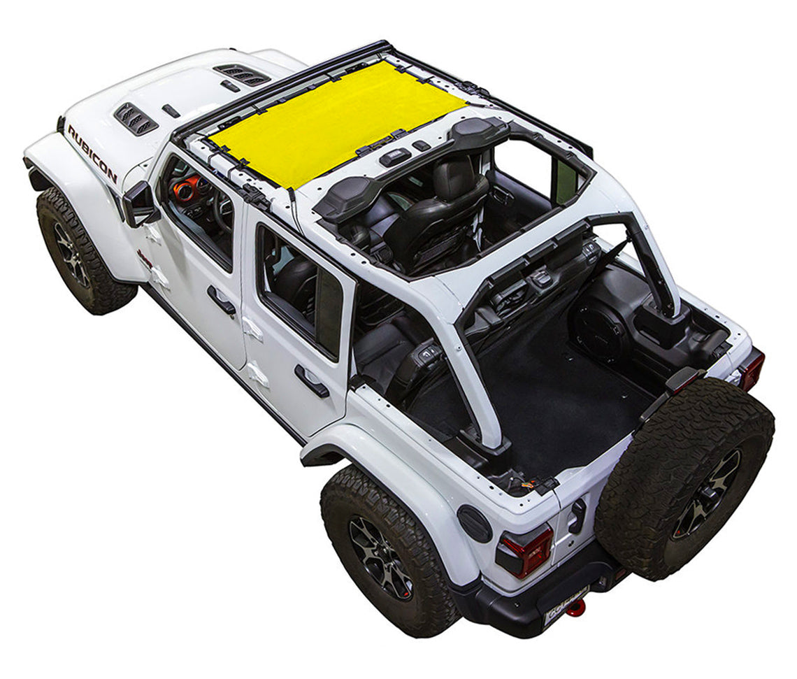 Jeep Wrangler JLU 4-Door Sun Shade Solid Color Shade Top (2018–2026)