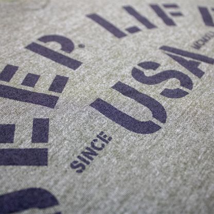 Ladies Jeep® Life V-neck - Military Green