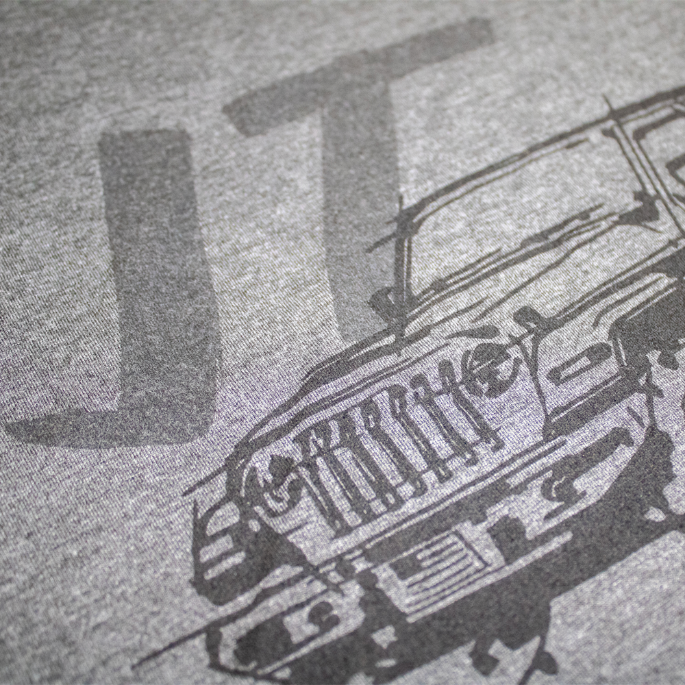 Mens Jeep® JT Gladiator - LDD Series - Triblend Charcoal T-Shirt