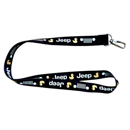 Lanyard - Jeep Duck - Black