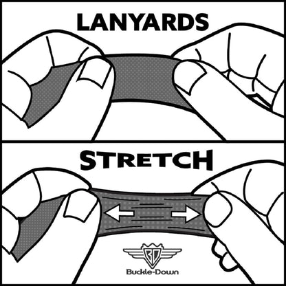 Lanyard - 1.0" - Ford BRONCO Script Wave Beige/Brown/Blue/Orange