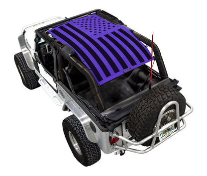 Jeep Wrangler LJ Sun Shade Stock Printed Shade Top (2004–2006)