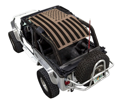 Jeep Wrangler LJ Sun Shade Stock Printed Shade Top (2004–2006)