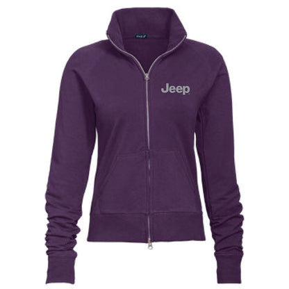 Ladies Jeep® Text Embroidered Fleece Jacket - Multiple Colors-FINAL SALE