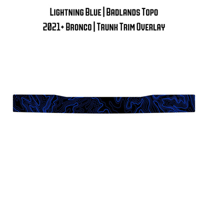 Topo Trunk Trim Overlay / Protector - 2021+ Bronco