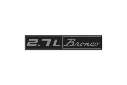 Engine Badge Fits 2021-2026 Ford Bronco