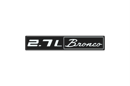 Engine Badge Fits 2021-2026 Ford Bronco
