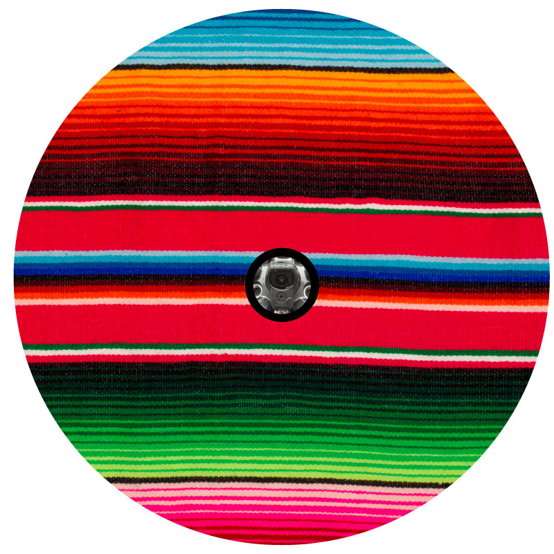 Serape Mexican Blanket Bronco Spare Tire Cover