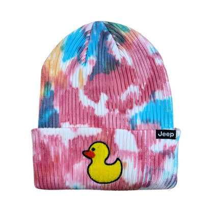 Hat - Jeep Duck Flip Knit Tie-Dye - Cotton Candy