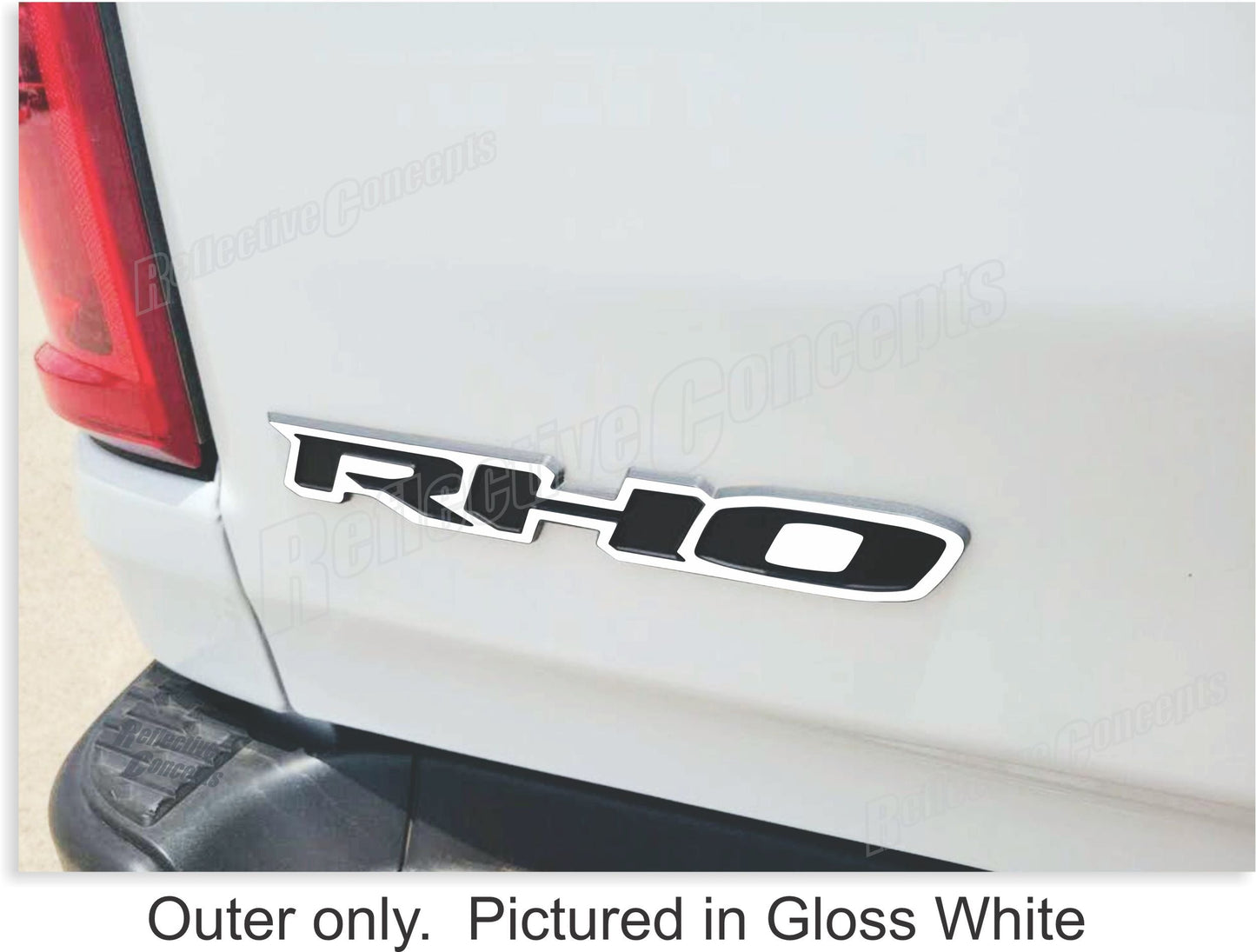 RHO Tailgate Emblem Overlay Decal - 2025-20206 Ram 1500 RHO