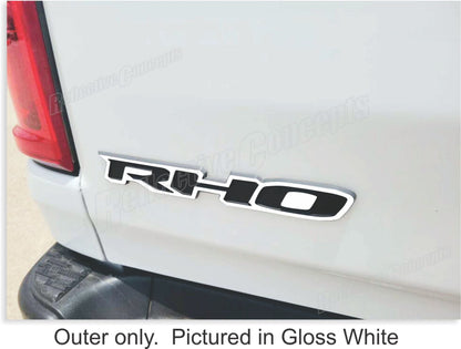 RHO Tailgate Emblem Overlay Decal - 2025-20206 Ram 1500 RHO