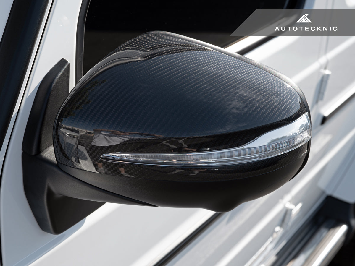 AutoTecknic Replacement Dry Carbon Mirror Covers - Mercedes-Benz W463A G-Wagon