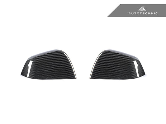 AutoTecknic Dry Carbon Fiber Mirror Covers - Tesla Model Y