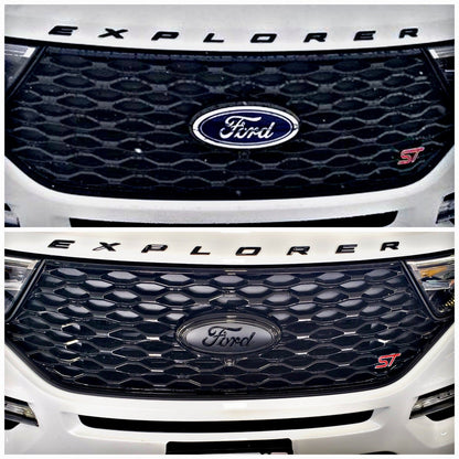 Explorer Gloss & Flat black Emblem set 2020, 2021, 2022, 2023
