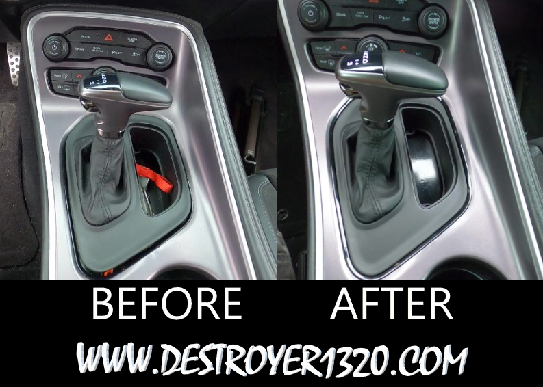 2015-2023 Dodge Challenger Steel Neutral Strap/Release Cover Plate - Laser Cut, Painted, Authentic