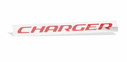 CHARGER Dash Plaque Emblem Lettering Overlay Decal   - 15-23 Charger