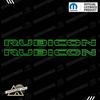 RUBICON Hood Lettering | Set of 2