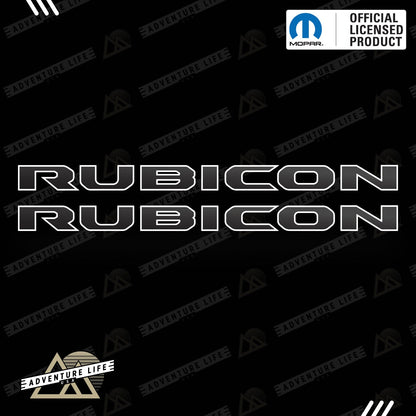 RUBICON Hood Lettering | Set of 2
