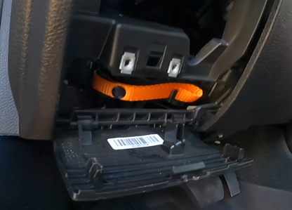 2014-2025 RAM 1500 Steel Neutral Strap/Release Cover Plate - Laser Cut, Painted, Authentic