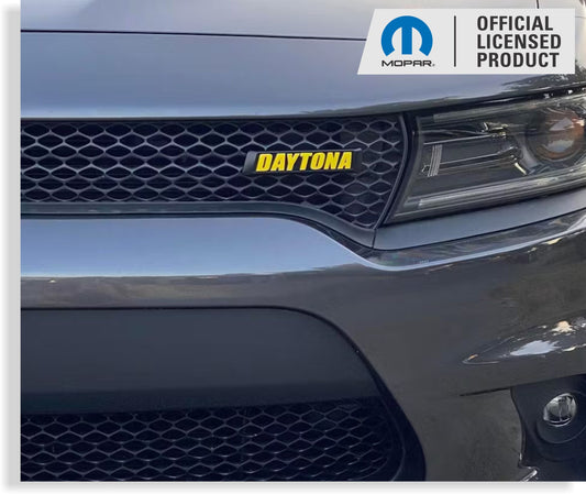 DAYTONA Grille Emblem Overlay Decal  - 17-23 Charger Daytona