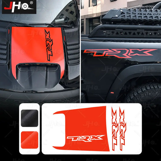 Dodge Ram 1500 TRX Hood Decal Kit – Full Body TRX Graphic Vinyl Wrap (2021–2023)