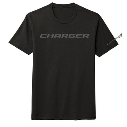 Mens T-Shirt Dodge Charger Blackout