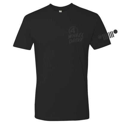 Mens Jeep® Willys 4WD T-Shirt - Black