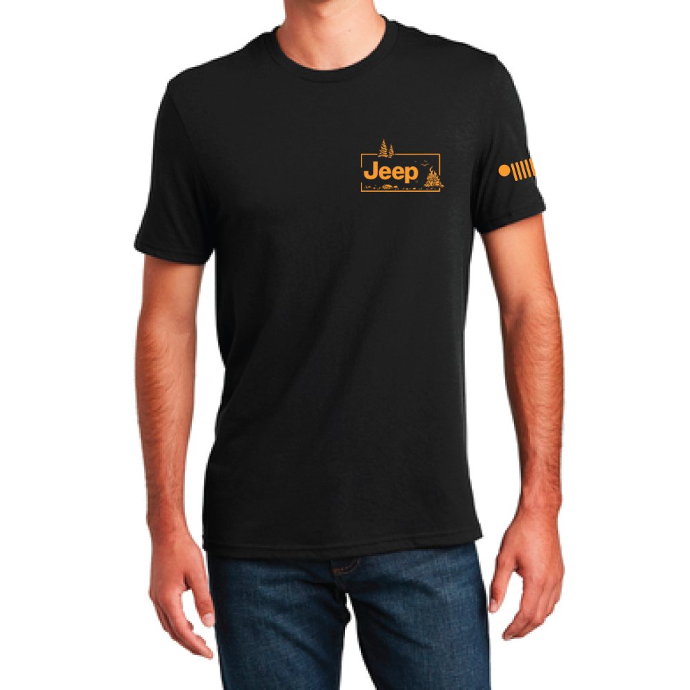 Mens Jeep® Sasquatch Family T-Shirt - Black
